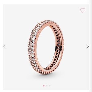 Pandora rose elegant pave.size 54